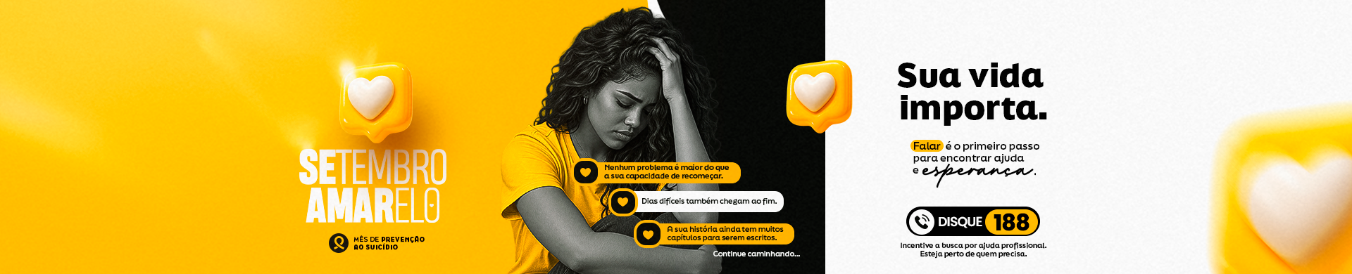 Imagem - Camapanha Setembro Amarelo