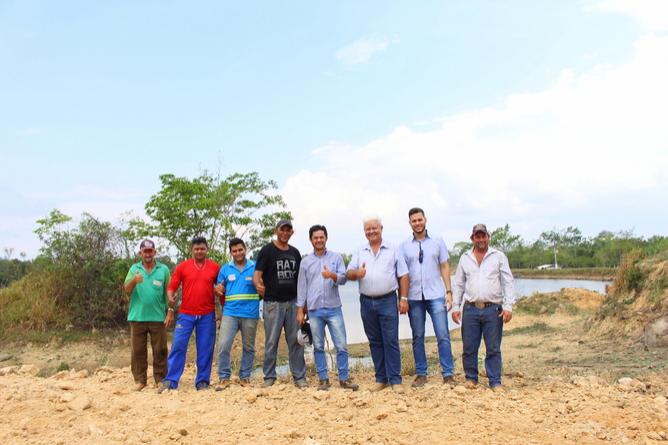 Secretaria de Obras inicia obras de limpeza e ampliação da represa de captação de água em Vila Rica