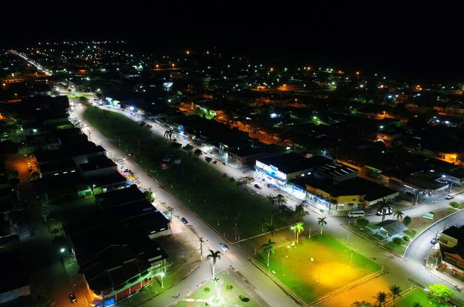 Governo Municipal de Vila Rica através da Secretaria de Obras investe mais de 300 mil reais em instalação de iluminação pública em LED