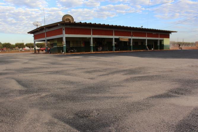 Obra da Feira Municipal do Agricultor de Vila Rica está sendo realizada com recurso próprio